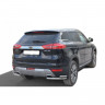 Защита заднего бампера «Уголки двойные» (d51/40) для Geely Atlas (2016-н.в.)(Окрашенное) купить недорого с доставкой в Пенза
