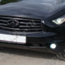 Накладки на фары (реснички) var №1 для Infiniti FX (2nd generation)(2008-2013) купить недорого с доставкой в Пенза