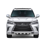 Защита переднего бампера двойная с зубьями d63/63мм (НПС) LEXUS 450D (2015-н.в.) купить недорого с доставкой в Пенза