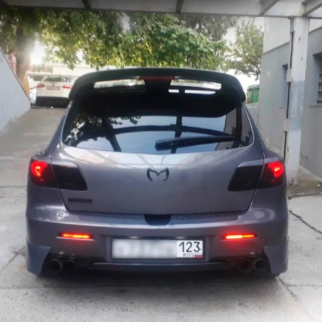 Накладки задних фонарей (4 части) для Mazda 3 хэтчбэк (2003-2009) купить недорого с доставкой в Пенза