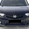 Решетка радиатора (под лого) "Sport" var №2 (сетка в комплекте) для Honda Accord VIII (2008-2010) купить недорого с доставкой в Пенза