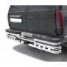 Защита заднего бампера «Уголки двойные» (d63,5) для Chevrolet Tahoe (1994-1999)(Окрашенное) купить недорого с доставкой в Пенза