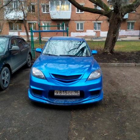 Решетка радиатора "Спорт" для Mazda 3, хэтчбэк (2003-2009) купить недорого с доставкой в Пенза