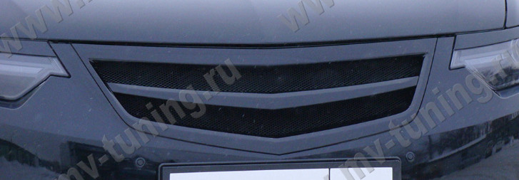 Решетка радиатора "Sport" var №2 (сетка в комплекте) для Honda Accord VIII (2011-2013) купить недорого с доставкой в Пенза