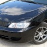 Накладки на фары (реснички) широкие var №2 для Mitsubishi Lancer IX (2004-2007) купить недорого с доставкой в Пенза