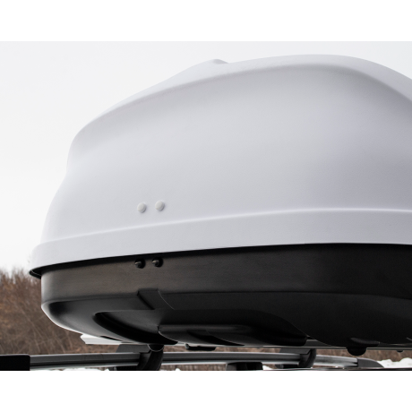 Бокс-багажник на крышу аэродинамический White "Turino Compact" купить недорого с доставкой в Пенза