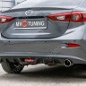 Диффузор заднего бампера var №2 (с килями) для Mazda 3 (2013-н.в.) купить недорого с доставкой в Пенза