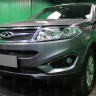 Защита радиатора "Standart" Chery Tiggo 5 (2014-2016) низ, чёрная купить недорого с доставкой в Пенза