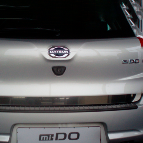 Защитная накладка на задний бампер "АртФорм" для Datsun Mi-Do (2014-н.в.) купить недорого с доставкой в Пенза